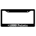 thumbnail image 1 of 1000 Points Black Plastic License Plate Frame, 1 of 1