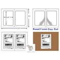 thumbnail image 1 of 1000 Quality Round Corner Perforated Shipping Labels 2 Per Sheet 7" x 4.5" (500 Sheets), 1 of 2