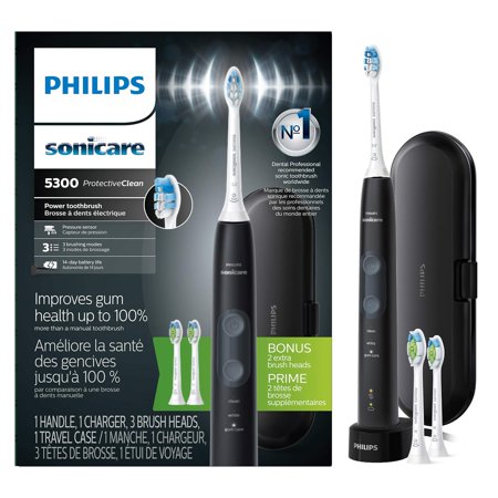 1000 Rechargeable Electric Toothbrush, Black