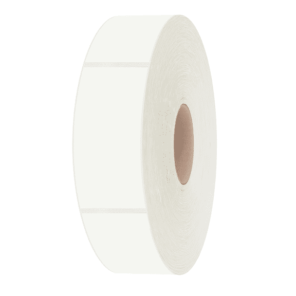 1000 Removable Labels, Waterproof Oilproof Tear Resistant Blank Sticker Rolls with Perforation Line, for Containers Freezer Fridge Jars Pantry Organization, White