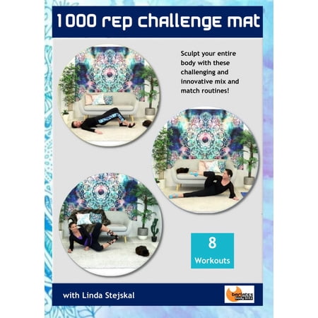1000 Rep Mat Workout 8 Workouts - 2 DVD Set - Barlates Body Blitz