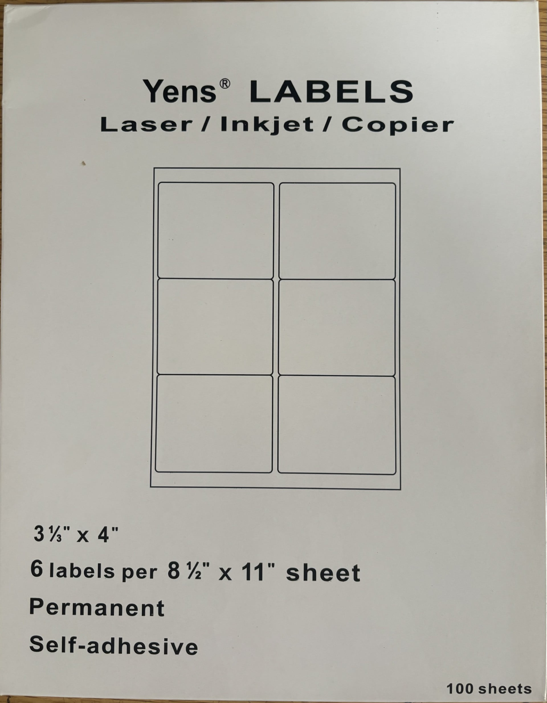 1000 Sheets 6000 Labels Address Labels Amazon FBA Labels Size 5164 ...