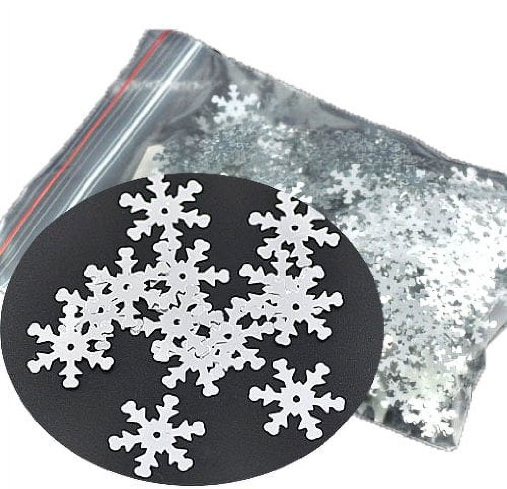 100pcs 18mm Wood Christmas Snowflake Buttons DIY Craft White Snow Flakes  Wooden Sewing Buckle 