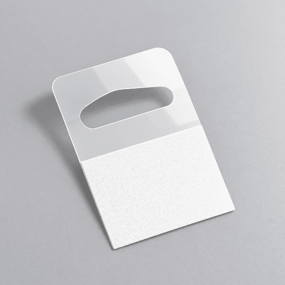 1000 Slot Hang Tags | Heavy Duty Sadhesive Hanging Tabs Bulk Retail Display For Business & Wholesaler Plastic 1-1/4" X 1-5/8"