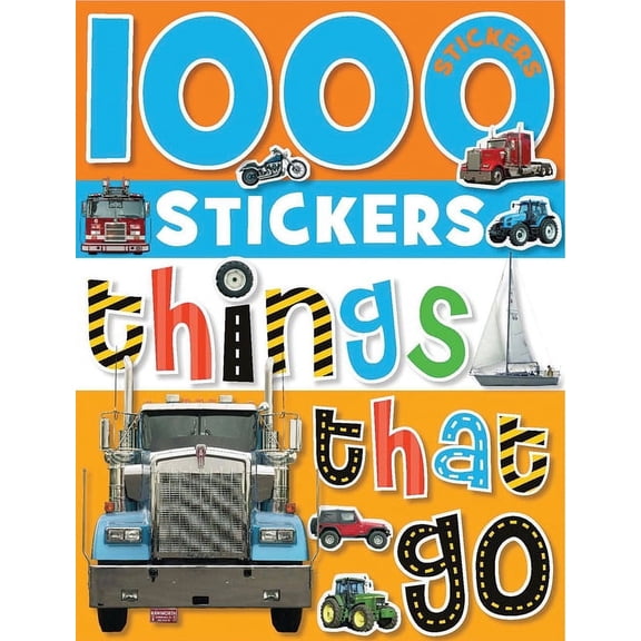 Pre-Owned 1000 Stickers: Things That Go, (Paperback)