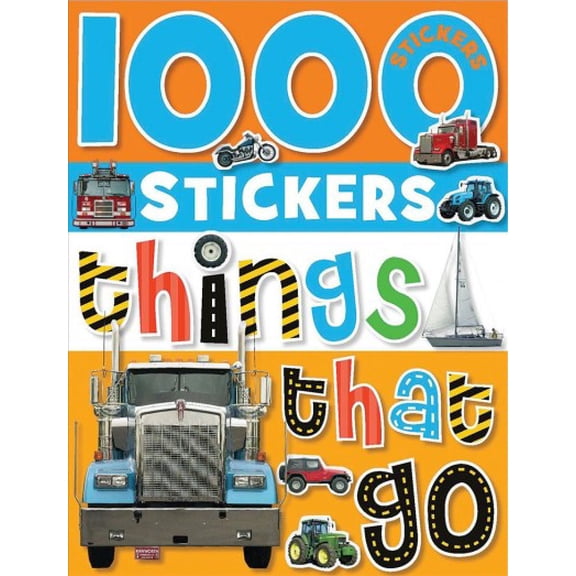 Pre-Owned 1000 Stickers: Things That Go (Paperback) 9781848790728