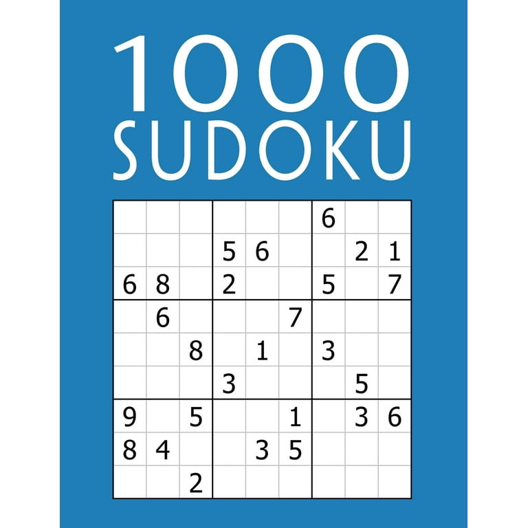 1000 Sudoku: Colección XXL - fácil - medio - difícil - experto - 9x9  Clásico Puzzle - Juego De Lógica Para Adultos (Paperback)