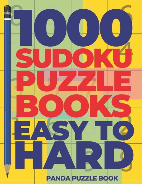 1000 Sudoku Puzzle Books Easy To Hard: Brain Games for Adults - Logic Games For Adults (Paperback)