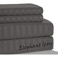 thumbnail image 1 of 1000 TC Sheet Set !! Egyptian Cotton Latest Home Decor !! Striped COLORS - Full Size - Striped Colors { Dark Grey } Fit Pocket 12" Inches By KM LINEN, 1 of 1