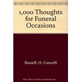 thumbnail image 1 of Pre-Owned 1000 Thoughts for Funeral Occasions 9780780803039 Used, 1 of 1