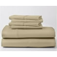 thumbnail image 1 of 1000-Thread-Count 100% Egyptian Cotton 6 PC Sheet Set |Queen-XL, Taupe| 12" Deep Pockets, 1 of 8