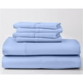 thumbnail image 1 of 1000-Thread-Count 100% Egyptian Cotton 7 PC Sheet Set |7 PC Split King, Light Blue| 18" Deep Pockets, 1 of 8