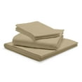 thumbnail image 1 of 1000-Thread Count 100% Egyptian Cotton Queen XL Sheet Set, Long Staple Cotton, 1000-TC Pure Cotton, 12" Deep Pockets - Queen XL, Taupe, 1 of 7