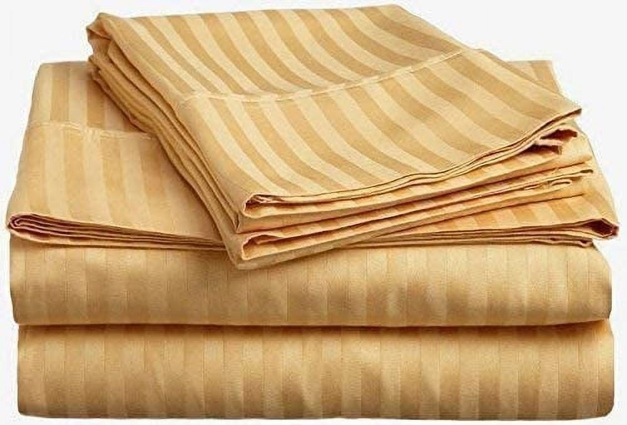 1000 Thread Count 3 Piece ( 1Fitted Sheet + 2 Pillow Cases ) Fitted