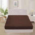 thumbnail image 1 of 1000 Thread Count 3 Piece (1- Fitted Sheet + 2- Pillow cover) Quality 15 Inch Deep Pocket 100% Egyptian Cotton Color Colclate Solid Size Twin XL, 1 of 6