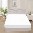 thumbnail image 1 of 1000 Thread Count 3 Piece (1- Fitted Sheet + 2- Pillow cover) Quality 15 Inch Deep Pocket 100% Egyptian Cotton Color White Solid Size Full, 1 of 6