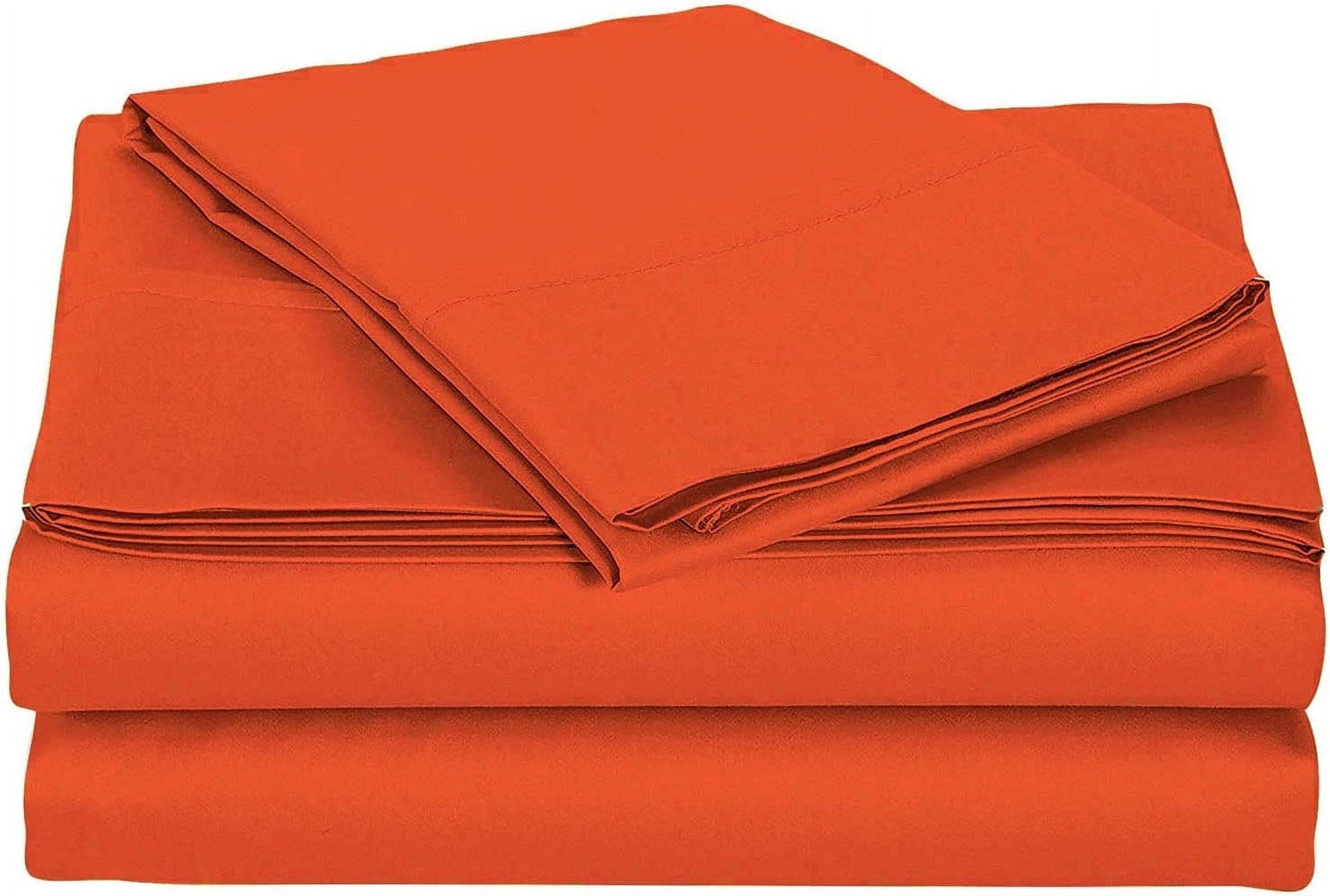 1000 Thread Count 4 Pcs Bed Sheets Set Solid Egyptian Cotton Queen Size