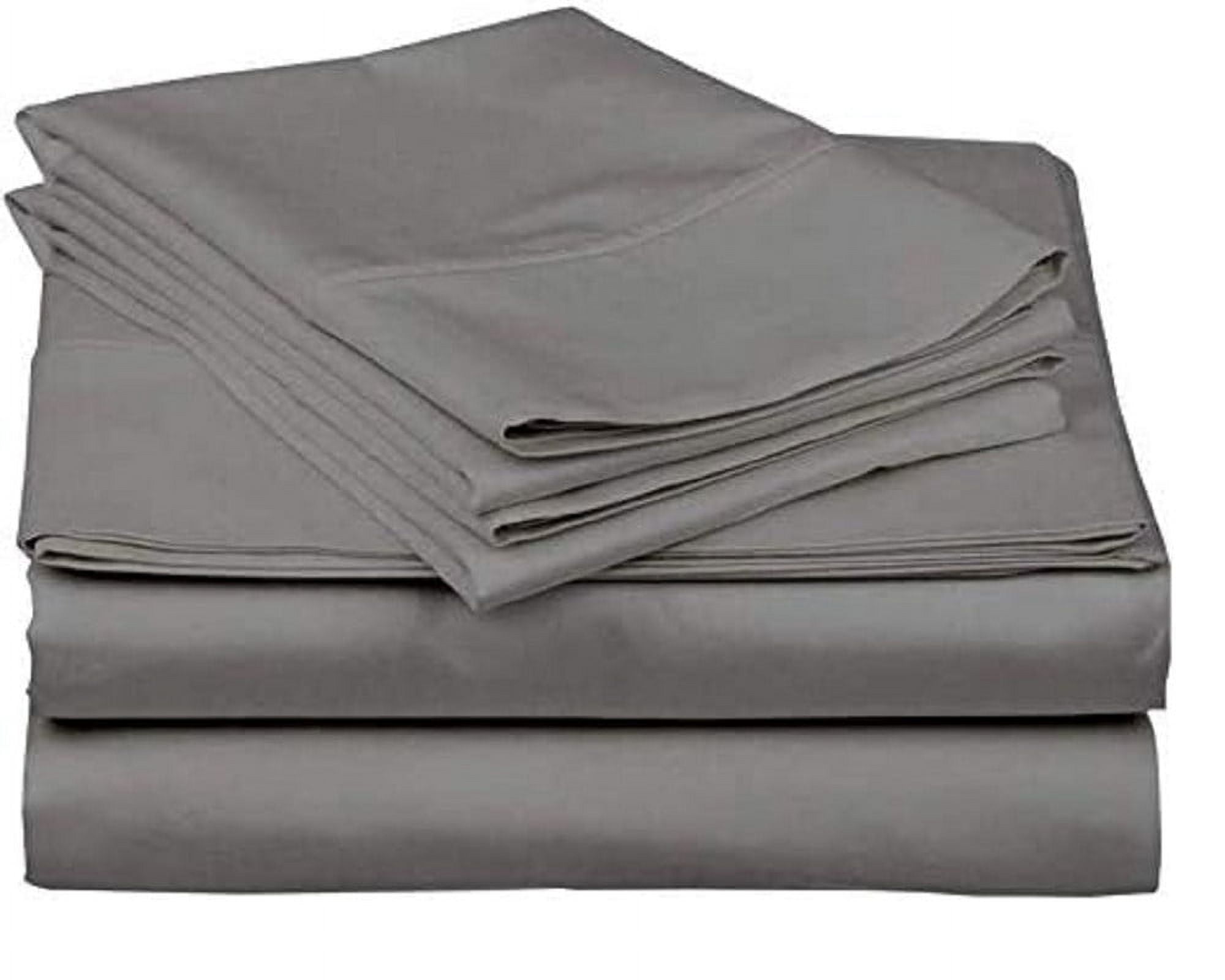 1000 Thread Count 4 Pcs Bed Sheets Set Solid Egyptian Cotton Twin Size ...