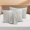 thumbnail image 1 of 1000 Thread Count Egyptian Cotton 2-Piece Pillowcase Set with Envelope Closure, Euro Size (Non-Standard) (26" x 26") Silver Grey Solid, 1 of 4