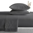 thumbnail image 1 of 1000 Thread Count RV Sheet Sets 30X76" Cot Bed Size Dark Gray Solid Egyptian Cotton Soft And Smooth Bed Sheets for Campers, RV Bunk And Truck Sleeper with 10 inch deep pocket, 1 of 7