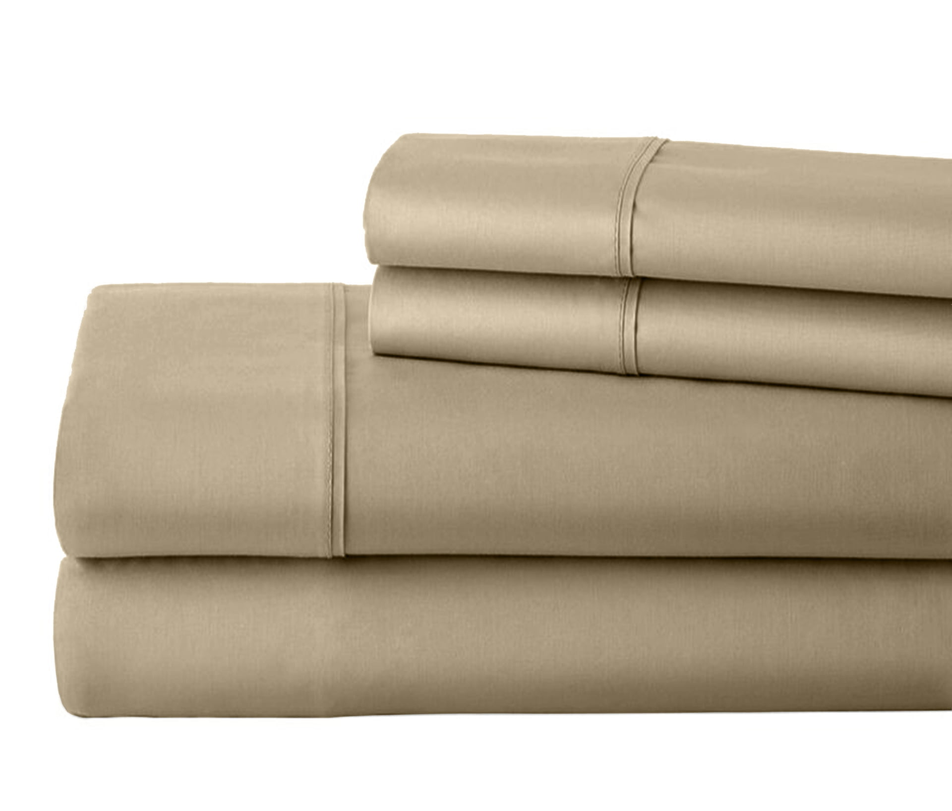 1000 Thread Count Twin, 100% Egyptian Cotton 4 PC Sheet Set 15" Deep ...