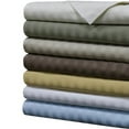 thumbnail image 1 of 1000 Thread count Bed Sheets 100% Cotton Damask Stripe Sheets, 1 of 1