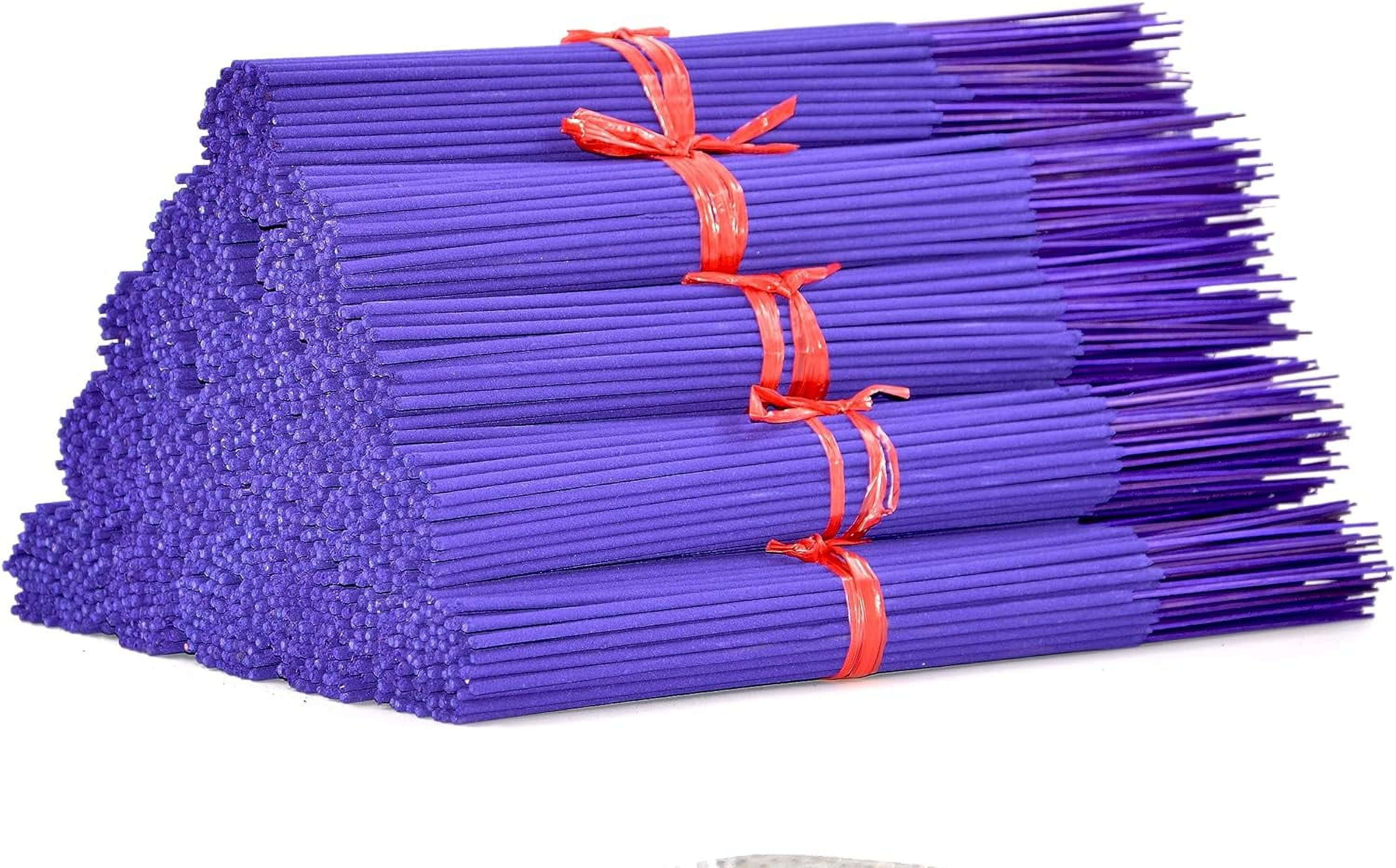 1000 Unscented (Purple) Incense Sticks 11 Inch - 100% Natural Joss And ...