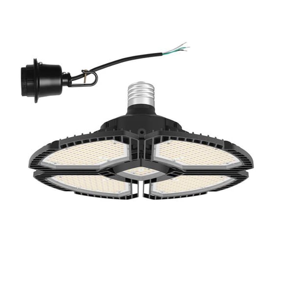 1000-Watt Equivalent 21000 Lumens LED 4-Panel Garage E39 Bulb with Center Downlight