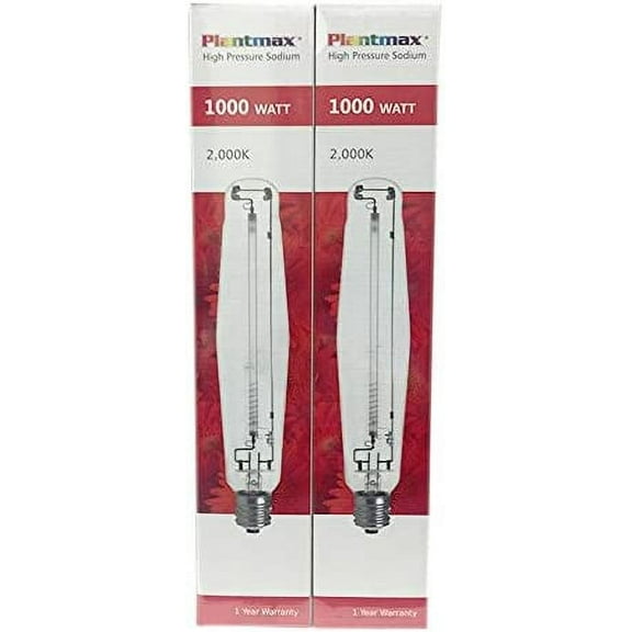 1000 Watt HPS (High Pressure Sodium) Bulb "2 Pack"$$Garden & Patio