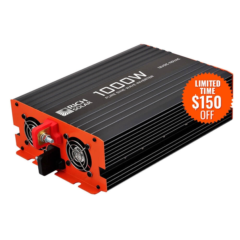 1000 Watt Industrial Pure Sine Wave Inverter - Walmart.com