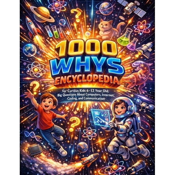 1000 Whys Encyclopedia for Curious Kids 6-12 Year Old: Big Questions About Computers, Internet, Coding, and Communicatio, (Paperback)