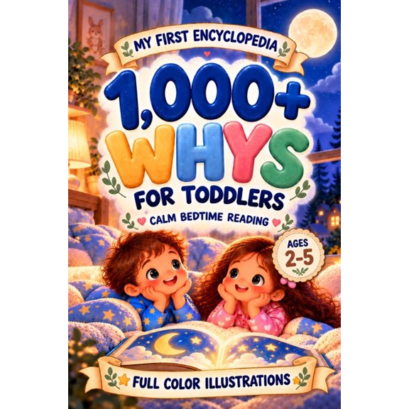 1000+ Whys For Toddlers My First Encyclopedia: A Wonderful Calm Bedtime Reading for Ages 2-5., (Paperback)