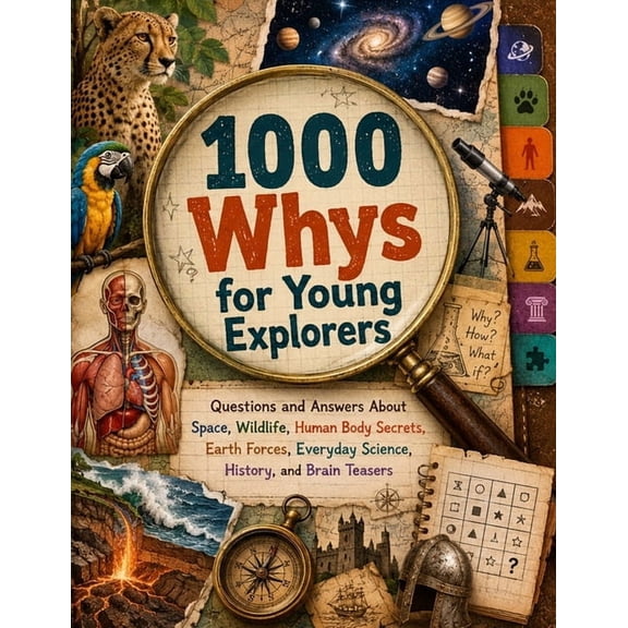 1000 Whys for Young Explorers: Questions and Answers About Space, Wildlife, Human Body Secrets, Earth Forces, Everyday S, (Paperback)