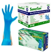 1000/case #8602 SunnyCare 5.0 mil Nitrile Exam Gloves Chemo-Rated Non Vinyl Latex Size Medium