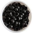 thumbnail image 1 of 1000 count Non- Nano Ring Nano Lined Beads for Nano Ring Hair Extensions Hair Tinsel  Hair Extensions (4.0mm, Dark Brown), 1 of 7