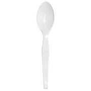 [1000 ct] Karat Plastic Tea Spoons | Disposable Spoons Bulk Boxes | White, PS