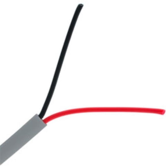 1000 ft. 22 AWG Security & Alarm Wire - Gray - CMR Rated - Solid Conductor
