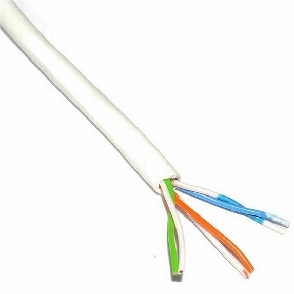 1000 ft. CAT3 Telephone Cable, White
