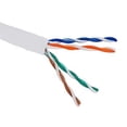 thumbnail image 1 of 1000 ft. Cat5e 350 MHz UTP Solid Bulk Cable, Riser Rated-CMR, White, 1 of 1
