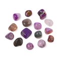 thumbnail image 1 of 1000 g Natural Agate Beads No Hole/Undrilled Tumbled Stone 6~13mm 610pcs/1000g Vase Filler Gems Dyed & Heated Nuggets, 1 of 5