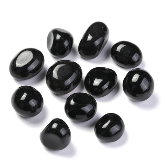1000 g Natural Obsidian Beads Healing Stones for Energy Balancing Meditation Therapy No Hole Nuggets Tumbled Stone Vase Filler Gems 22~30x19~26x18~22mm