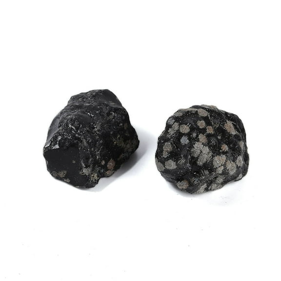 1000 g Raw Rough Natural Snowflake Obsidian Beads Nuggets No Hole 34~43x25~33x19~32mm