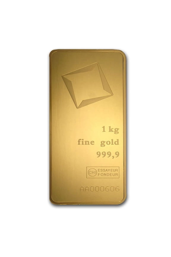 1000 gram Gold Bar - Valcambi (w/Assay)