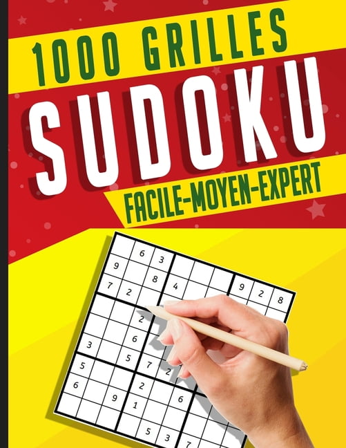 1000 grilles Sudoku facile-moyen-expert: 1000 Sudoku Avec solutions: Pour Adultes &amp; enfants - IdÃ©al pour stimuler le, (Paperback)