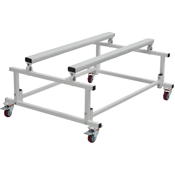 1000 lb PWC Dolly Adjustable Jet Ski Stand with 4 Brake Casters for Boat Storage