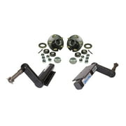 1000 lb. Torsional Stub Axles With 5-Bolt on 4-1/2 Inch Hubs
