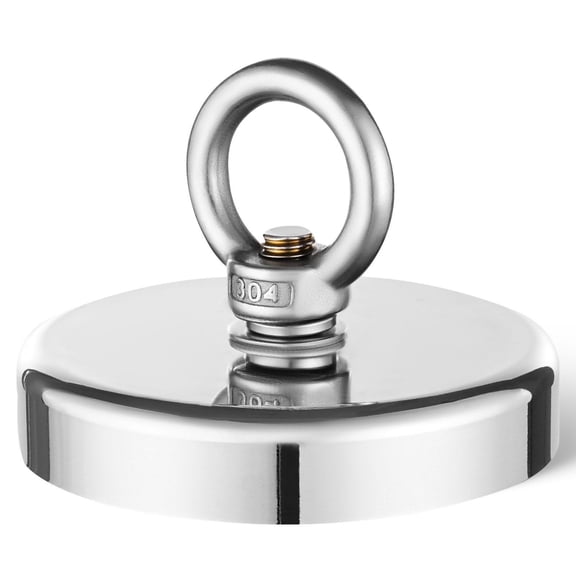 1000 lb neodymium fishing magnet 2.72 handle, rare earth magnet for river recycling magnet fishing suspension