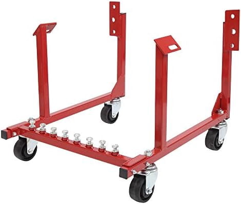 1000 lbs Chevy Engine Stand with Wheels, Steel Structure Rolling Engine ...
