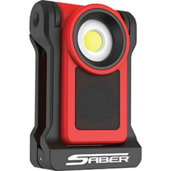 1000 lm Rechargeable Clamp Light with Speaker