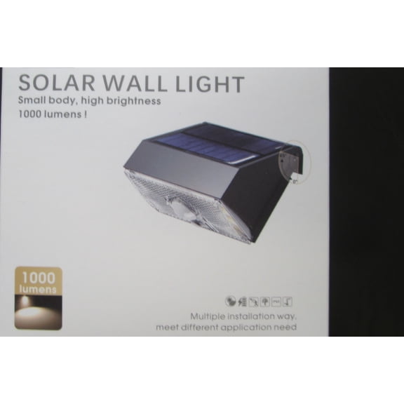 1000 lumen Mini LED Solar Light -Motion Sensor - Only 3 1/2" x 3" x 2"